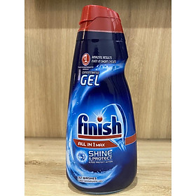 Gel rửa chén bát Finish All in 1 max - 650ml (dùng cho máy rửa chén bát)