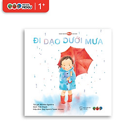 Truyện Ehon bé 1-2-3 tuổi - Đi dạo dưới mưa