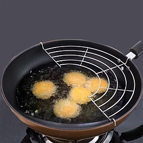 Vỉ gác chảo rán inox cao cấp - hàng chuẩn loại 1