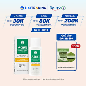 Kem chống nắng cho da dầu mụn Acnes Blemish Control Sunscreen 50g