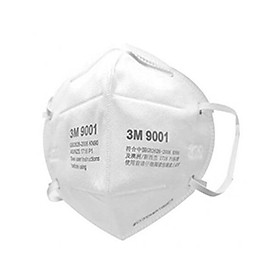 (Quà tặng) Khẩu Trang 3M 9001 Lọc 90% Bụi Mịn PM2.5 & Khí Thải Chuẩn N90- 1 cái