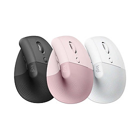 Chuột công thái học không dây Logitech Lift Vertical - BluetoothUSB Logi Bolt, Silent giảm ồn, 4 nút tùy chỉnh, tương thích với WindowsmacOSiPadPC - Hàng chính hãng - 