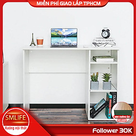 Mua Bàn làm việc  bàn học gỗ hiện đại SMLIFE Dobbs | Gỗ MDF dày 17mm chống ẩm | D100xR50xC75cm