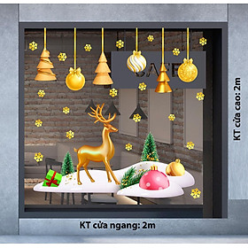 Mua Decal trang trí NOEL 2024 combo số 5