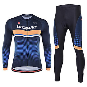 Người đi xe đạp Set Pro Team Summer Long tay áo MTB Jersey Quần Núi Đồng phục ciclismo quần áo xe đạp cưỡi đồ thể thao Color: combination 1 Size: Asian size 3XL