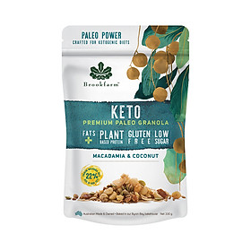 Ngũ cốc Brookfarm Keto Premium Paleo Granola (C)- Gói 330g