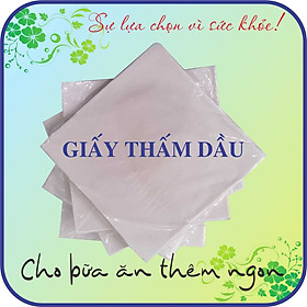 Mua Combo 200 tờ giấy thấm dầu thực phẩm (KT:15x15cm)