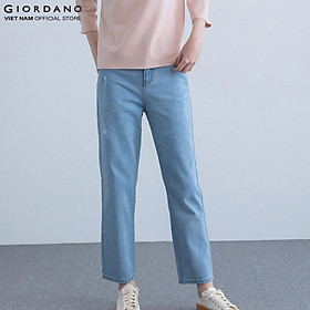 Quần Jeans Dài Ống Suông Nữ Giordano 05410015