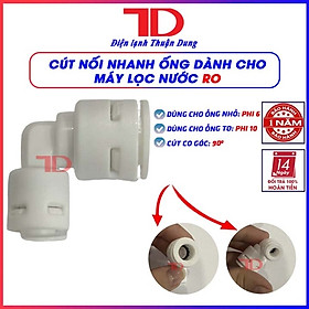 Cút Và Van Nối Máy Lọc Nước RO: Cút Góc, Cút Ren, Van Một Chiều, Cút Chuyển Đổi Phi 6 Phi 10 Nối Nhanh... - Điện lạnh Thuận Dung