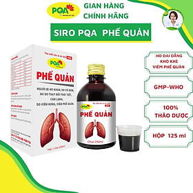 Siro Phế Quản PQA Thành Phần Từ Thiên Nhiên Giúp Bổ Phế, Ho Hộp 250ml
