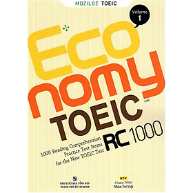 Sách - Economy TOEIC RC1000 Volume 1 - Nhân Trí Việt