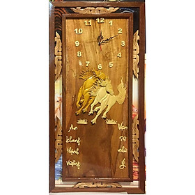 Tranh gỗ ghép treo lịch Bloc