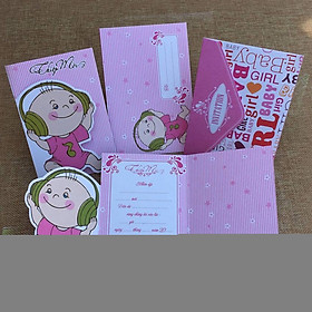 Thiệp thôi nôi, sinh nhật bé (20 thiệp)