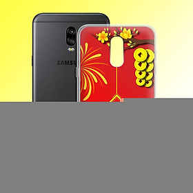 Ốp lưng dẻo cho điện thoại Samsung Galaxy J7 plus - 01055 7969 LOC02 - Tặng bao lì xì Chúc Mừng Năm Mới - Hàng Chính Hãng