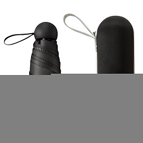 Five Folds Capsule Sun Umbrella Sunscreen Anti-Uv Portable Pocket Rain Umbrella