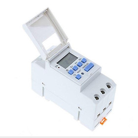 Mua Công tắc hẹn giờ lập trình điện tử THC15A chuyên dụng lắp tủ điện (Trắng)