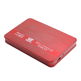 USB3.1 500 GB / 1T / 2T 2.5 "red External Case Super Ultra Slim