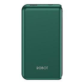 Pin Sạc Dự Phòng 10.000mAh ROBOT RT180 - 2 Cổng Sạc Vào Type-C/Micro, Kích Thước Mỏng và Nhẹ - HÀNG CHÍNH HÃNG