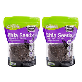Combo 2 Bịch Thực Phẩm Chức Năng Hạt Chia Úc Absolute Organic Hỗ Trợ Giảm Cân Và Ngăn Ngừa Bệnh Tim Mạch (400g / Bịch)