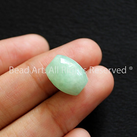 12x10MM Đá Cẩm Thạch Xanh Lá, Jadeite Tự Nhiên, Jadeite Burma, Chuỗi Hạt, Đá Phối Vòng Tay Phong Thủy, Mặt Dây Chuyền, Hợp Mệnh Mộc, Hoả - Bead Art