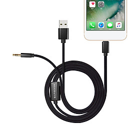 2 in 1 Adapter for 8/7 plus USB Charger+3.5 mm Headphone Jack Adapter Aux Audio Cable Speaker for X XS XR Cord