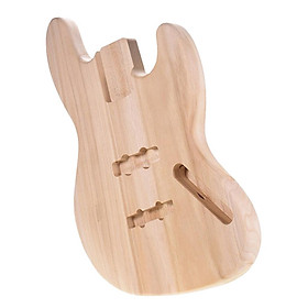 Wood Unfinished Electric Guitar Body for Electric Guitar DIY Accs