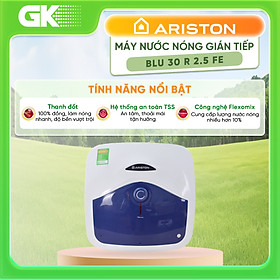 Máy Nước Nóng Ariston AN BLU 30 R - 2.5 - FE (2500W)