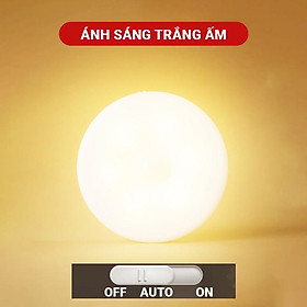 Đèn LED cảm ứng trong đêm có người đi qua tự động sáng,sử dụng pin sạc cao cấp để cầu thang,phòng ngủ,phòng tắm,tủ áo