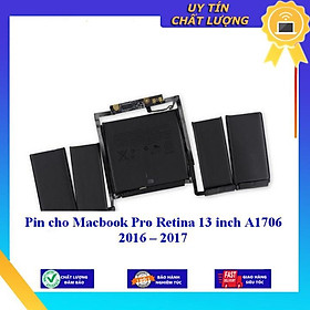 Mua Pin cho Macbook Pro Retina 13 inch A1706 2016 – 2017 - Hàng Nhập Khẩu New Seal