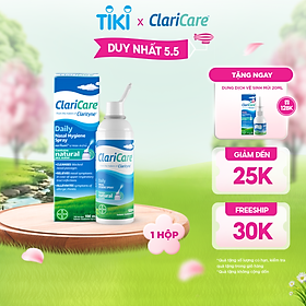 Dung Dịch Xịt Vệ Sinh Mũi Claricare 100ml