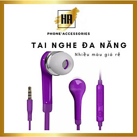 Mua Tai nghe đa năng nhiều màu giá rẻ  zack cắm 3.5 phù hợp nhiều loại máy phukienhuonganh
