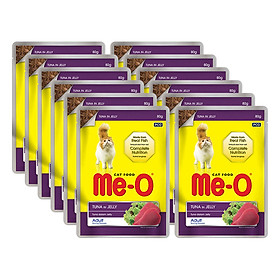 12 Gói Sốt Mèo Me-O Hương Vị Cá Ngừ (80g)