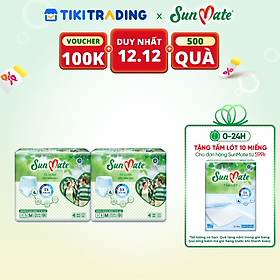 Combo 2 Tã Quần Người Lớn Sunmate Mềm Mại M9 (9 Miếng)