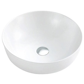 Mua Chậu lavabo  chậu rửa mặt đặt bàn sứ trắng  hình tròn  độ bền cao  hàng nhập khẩu Moen BC9903-141