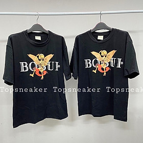Áo Thun Tay Lỡ Bobui Angel Form Rộng Freeship