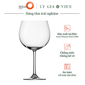 Ly Uống Vang Đỏ Burgundy Stoelzle Weinland Pinot Burgundy Glass 650ml - Thiết Kế Thanh Lịch, Mang Vẻ Đẹp Vượt Thời Gian - Thích Hợp Để Thưởng Thức Rượu Vang Đỏ, Gin & Tonic