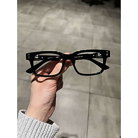 Kính nam chữ nhật form nhỏ gọng dày họa tiết cao cấp