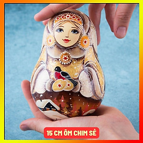 BÚP BÊ LẬT ĐẬT NGA "CÔNG CHÚA TARTA" SIZE 14CM CÓ CHUÔNG CỰC ĐẸP VÀ SANG TRỌNG