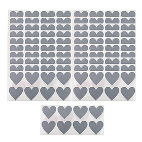 Pack of 300 Heart Shaped  Stickers Labels for DIY Supplies Gift