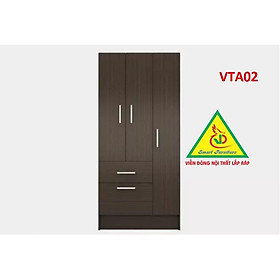 Tủ quần áo thiết kệ hiện đại - Tủ quần áo gỗ MDF VTA02
