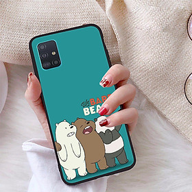Ốp lưng dành cho Samsung Galaxy A51 viền dẻo TPU bộ sưu tập Chúng ta là gấu - Hàng chính hãng
