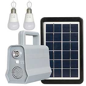 Bluetooth Speaker Solar Power Panel Night Light for Outdoor Camping Lighting
