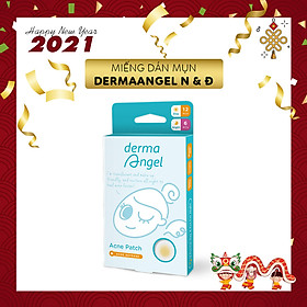 Hộp miếng dán hỗ trợ trị mụn che khuyết điểm dermaAngel