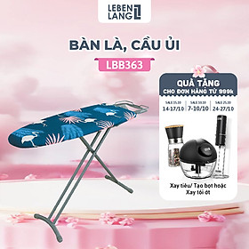 Mua Bàn để ủi  cầu là quần áo dạng đứng LEBENLANG LBB363  khung bằng thép tặng tấm lót thay thế - hàng chính hãng