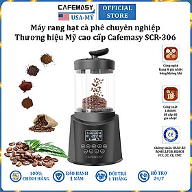 Mua Máy rang hạt cà phê công nghệ gia nhiệt không khí chuyên nghiệp thương hiệu Cafemasy SCR-306 - Công suất 1800W - Hàng chính hãng