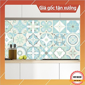 Decal Gạch Bông C26 - Set 30 ô 20x20cm - Decal Dán tường, Dán bếp, Trang trí nhà cửa