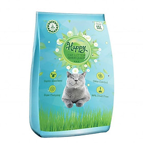 Cát vệ sinh cho mèo Happy Cat KUNMIU hương chanh