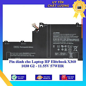 Pin dùng cho Laptop HP Elitebook X360 1030 G2 - 11.55V 57WHR - Hàng Nhập Khẩu New Seal