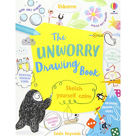 Sách tô vẽ tiếng Anh: The Unworry Drawing Book - Usborne Publishing Ltd
