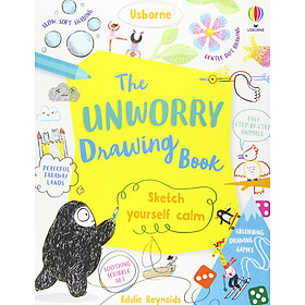 Sách tô vẽ tiếng Anh: The Unworry Drawing Book